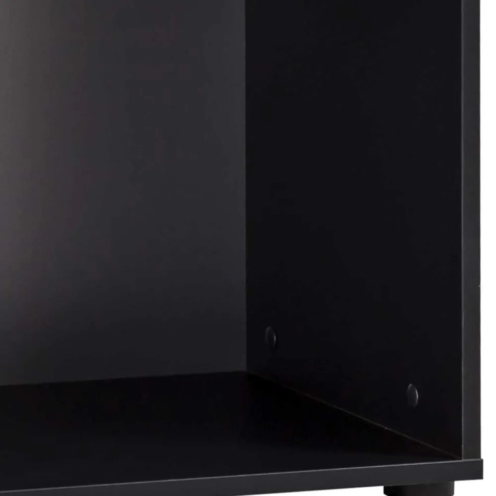 Wohnen Esszimmerregale|Regale*Aktenregal mit vier Fächern in Schwarz - Evasilica