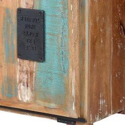 Wohnen Sideboards|Shabby Chic Möbel*Altholz Kombikommode mit Schiebetüren - Jevilia