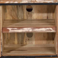 Wohnen Shabby Chic Möbel|Landhausmöbel*Altholz TV Board mit zwei Schiebetüren - Jevilia