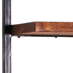 Wohnen Altmetall Loft Wandregal mit 2 Holzböden - Mendoza