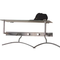 Wohnen Bürogarderoben*Alu Wandgarderobe mit Milchglas - Aldura