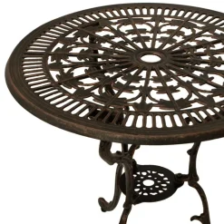Wohnen Aluguss Gartentisch in Bronze - Scotia