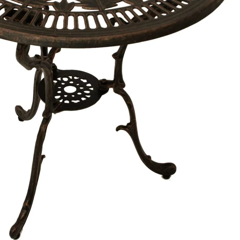 Wohnen Aluguss Gartentisch in Bronze - Scotia