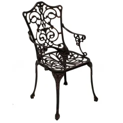 Wohnen Aluguss Sitzgruppe für 4 Personen - Bluesa (fünfteilig)