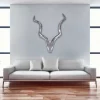 Wohnen Aluminium Kudu Schädel mit Hörnern - hängende Deko - Filigrano