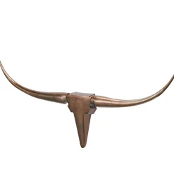 Wohnen Aluminium Stier Schädel in Bronze - Cravus