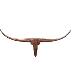Wohnen Aluminium Stier Schädel in Bronze - Cravus