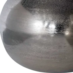 Wohnen Aluminium Vasen in Silberfarben - Kisana (2er Set)