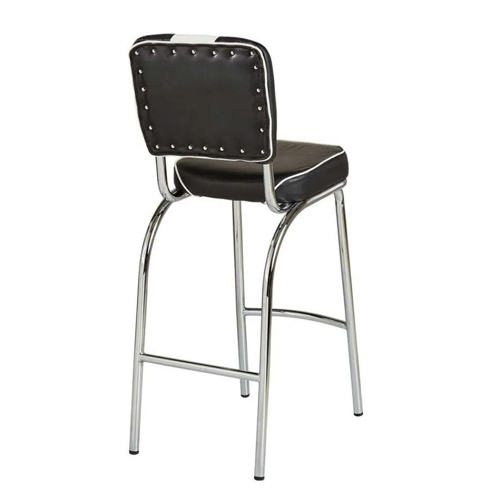 Wohnen Küchen-Essgruppen|Esszimmer Komplett*American Diner Bartisch Set Barataria mit 4 Stühlen (fünfteilig)