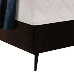 Wohnen Amerikanisches Bett - Boxspring - in Dunkelbraun - Pianona