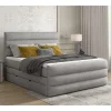 Wohnen Amerikanisches Bett in Grau Stoff - Padiona