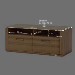 Wohnen Anbauwand Athias aus Kernbuche (vierteilig)