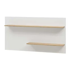 Wohnen Wohnwände|Wohnwand*Anbauwand in Weiß & Wildeiche - Nonessia (dreiteilig)