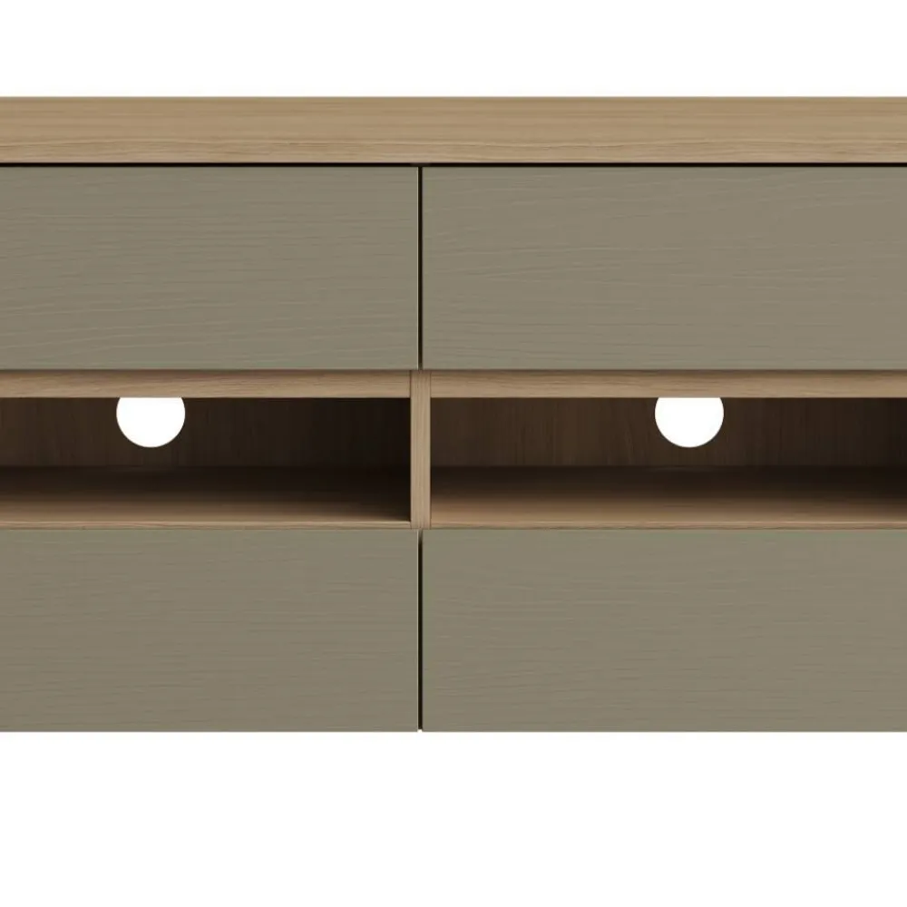 Wohnen Wohnwände|Wohnwand*Anbauwand Kombination im Scandi Chic - Promo (vierteilig)