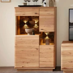 Wohnen Anbauwand Möbel Kombination modern - Cassna (dreiteilig)