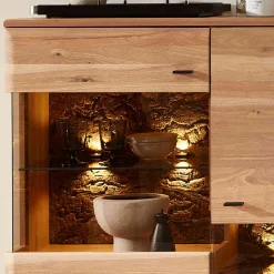 Wohnen Anbauwand Möbel Kombination modern - Cassna (dreiteilig)