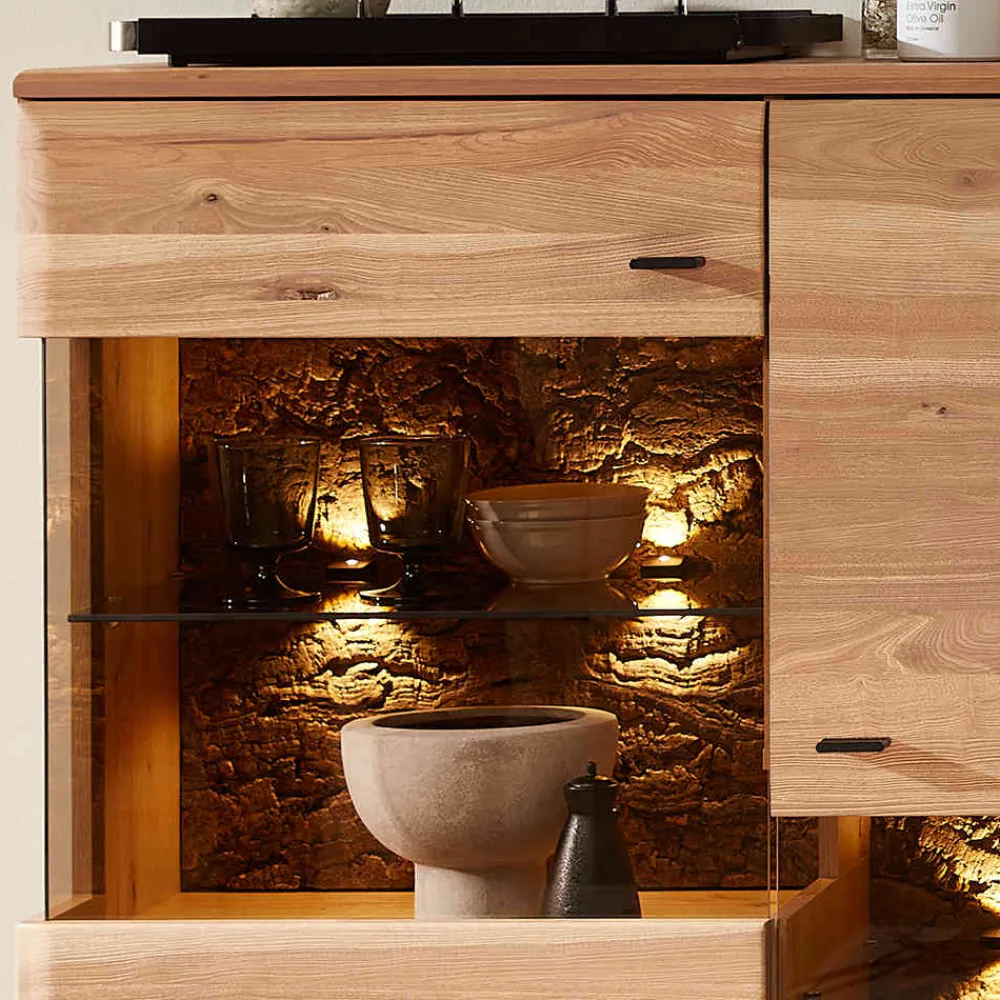 Wohnen Anbauwand Möbel Kombination modern - Cassna (dreiteilig)