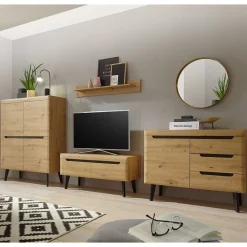 Wohnen Anbauwand Möbel Kombination - Olcian (vierteilig)