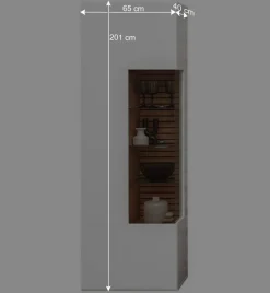 Wohnen Wohnwände|Wohnwand*Anbauwand Möbel Set - Niam (dreiteilig)