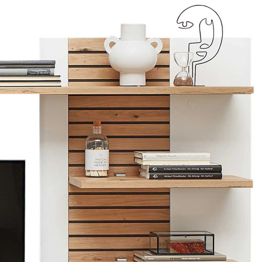 Wohnen Wohnwände|Wohnwand*Anbauwand Möbel Set - Niam (dreiteilig)