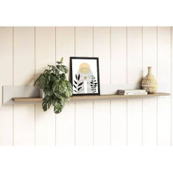 Wohnen Wohnwände|Wohnwand*Anbauwand-Möbelset in Weiß - Ovidio (dreiteilig)