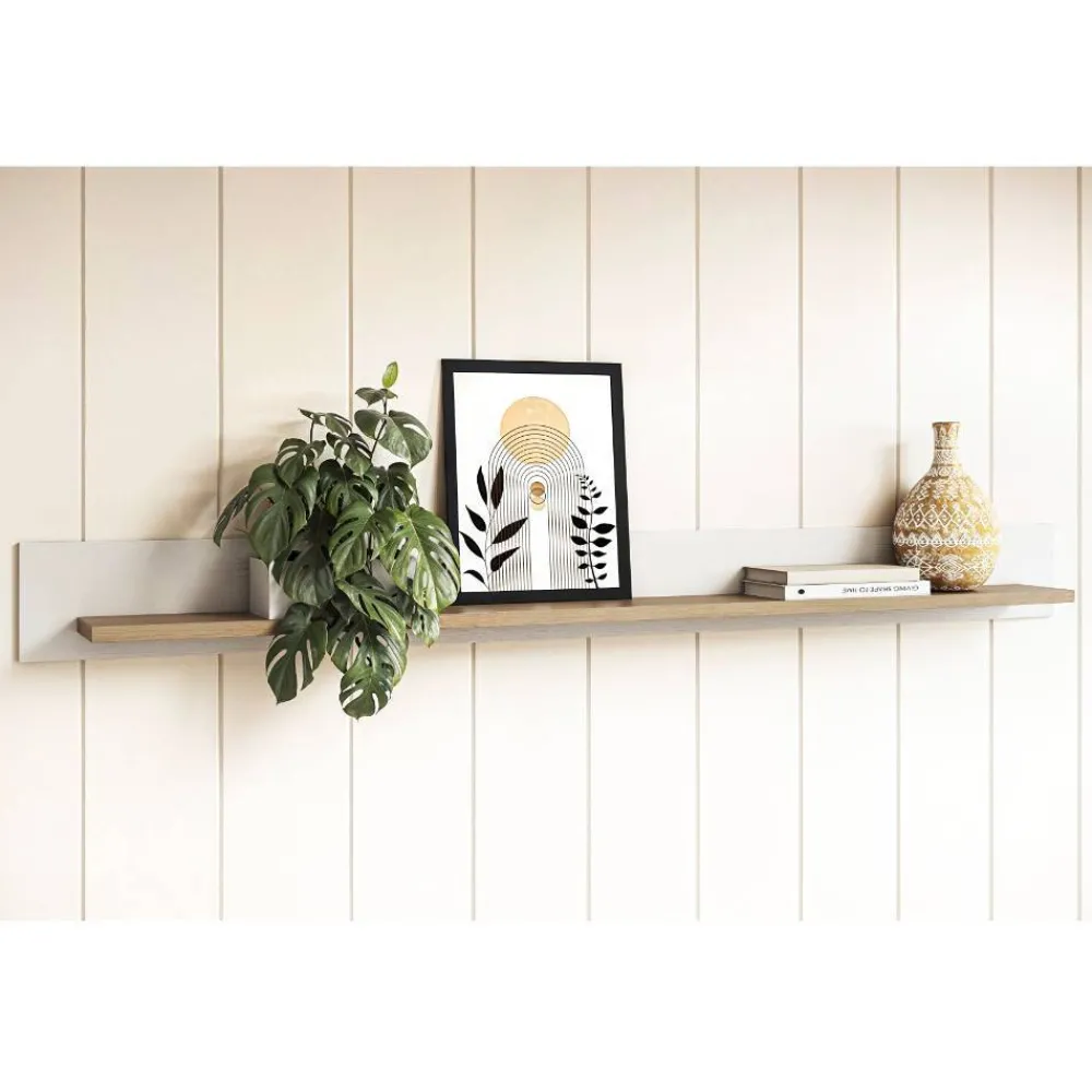 Wohnen Wohnwände|Wohnwand*Anbauwand-Möbelset in Weiß - Ovidio (dreiteilig)