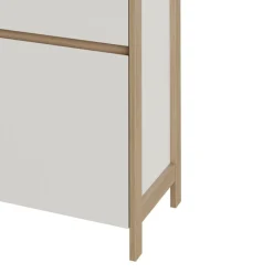 Wohnen Wohnwände|Wohnwand*Anbauwand-Möbelset in Weiß - Ovidio (dreiteilig)