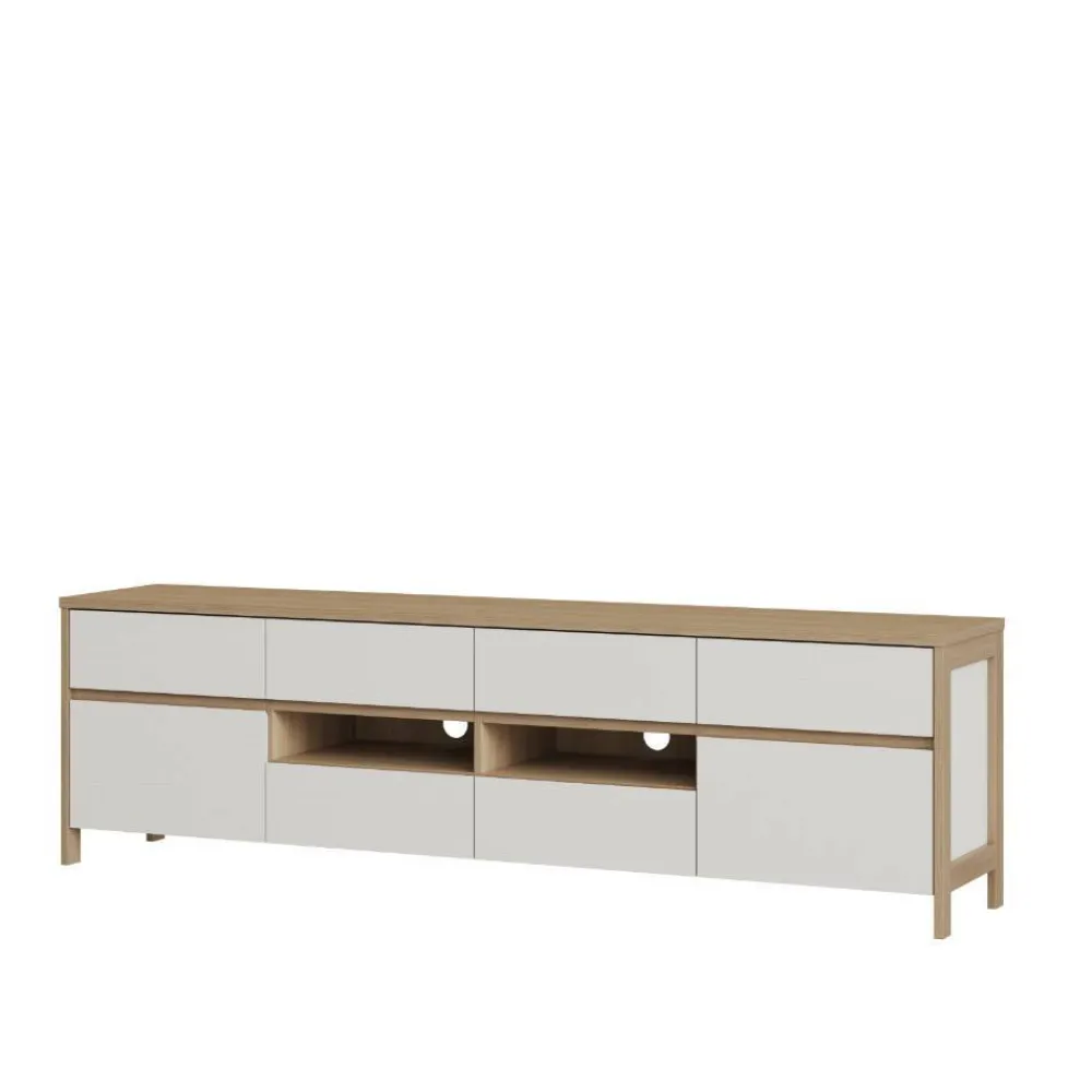 Wohnen Wohnwände|Wohnwand*Anbauwand-Möbelset in Weiß - Ovidio (dreiteilig)