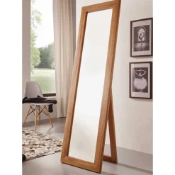 Wohnen Ankleidespiegel Uvinessa aus Wildeiche Massivholz