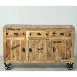 Wohnen Sideboards|Designermöbel*Anrichte Indri auf Rollen