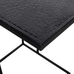 Wohnen Telefontische*Anstelltisch Set in Schwarz - Farog (zweiteilig)