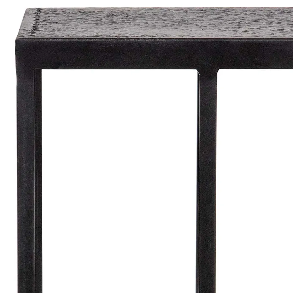 Wohnen Telefontische*Anstelltisch Set in Schwarz - Farog (zweiteilig)