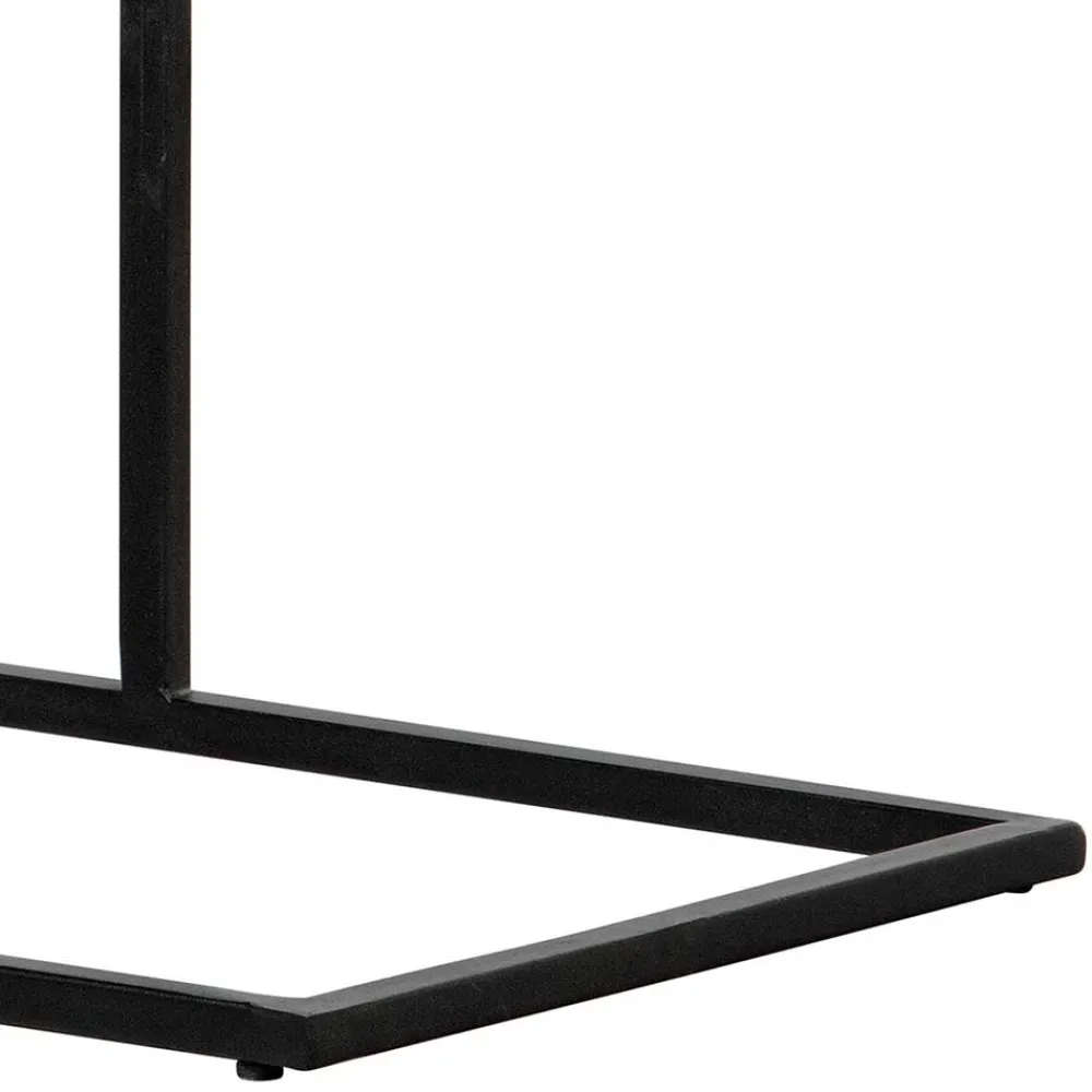 Wohnen Telefontische*Anstelltisch Set in Schwarz - Farog (zweiteilig)