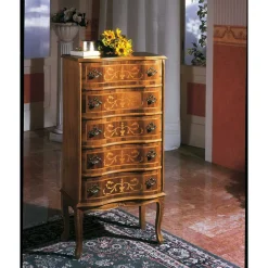 Wohnen Flurkommoden*Antike Kommode Agosto in Nussbaumfarben