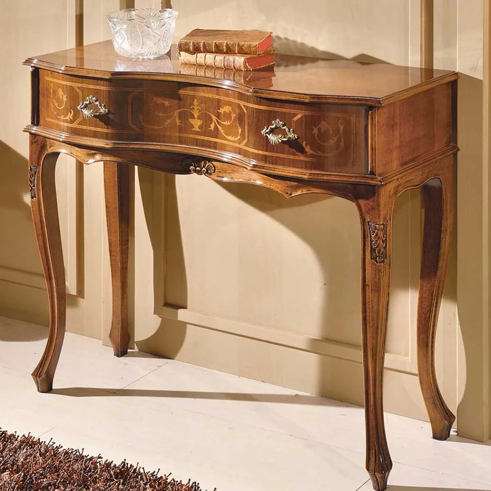 Wohnen Antiker Konsolentisch Agosto im Barockstil