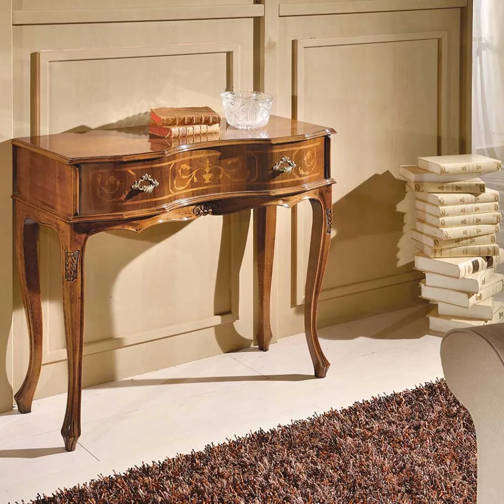 Wohnen Antiker Konsolentisch Agosto im Barockstil