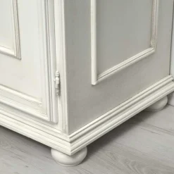 Wohnen Küchenschränke*Antikweiße Kommode mit zwei Schubladen - Vicina