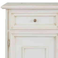 Wohnen Küchenschränke*Antikweiße Kommode mit zwei Schubladen - Vicina