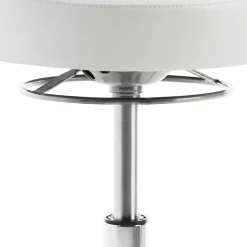 Wohnen Arbeitsstuhl mit schmaler Lehne in Weiß - Smilen