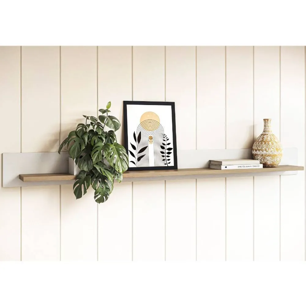 Wohnen Home Office Möbel|Büro Komplett*Arbeitszimmer Möbel-Kombi in Weiß - Ovidio (dreiteilig)