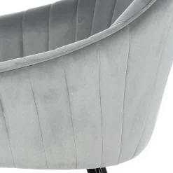 Wohnen Küchenstühle|Esszimmerstühle*Armlehenstühle in Silber Grau - Ashento (2er Set)