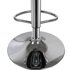 Wohnen Barhocker|Hocker*Armlehnen Barstuhl in Braun & Chrom - Usavina (2er Set)