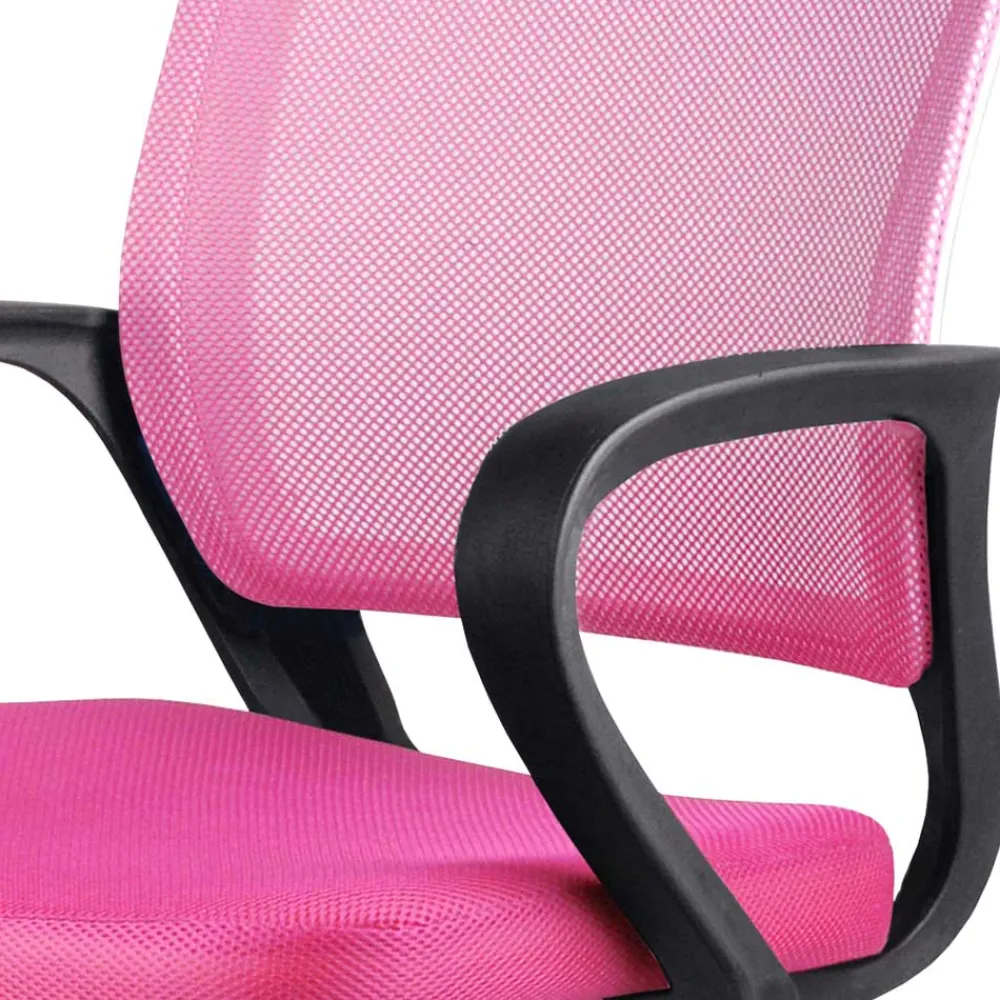 Wohnen Bürostühle*Armlehnen Bürstuhl mit Mesh Pink - Ropezca