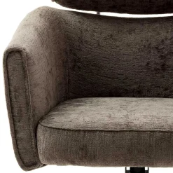 Wohnen Armlehnen Drehstuhl in Braun - Arjama (2er Set)