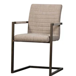 Wohnen Armlehnen Freischwinger in Beige - Sentata (2er Set)