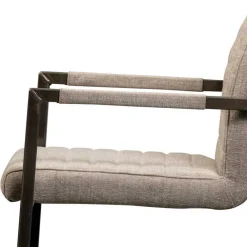 Wohnen Armlehnen Freischwinger in Beige - Sentata (2er Set)