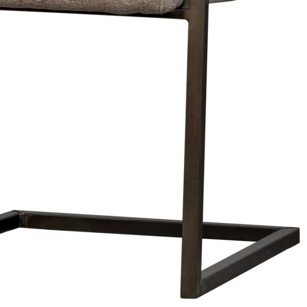 Wohnen Armlehnen Freischwinger in Beige - Sentata (2er Set)