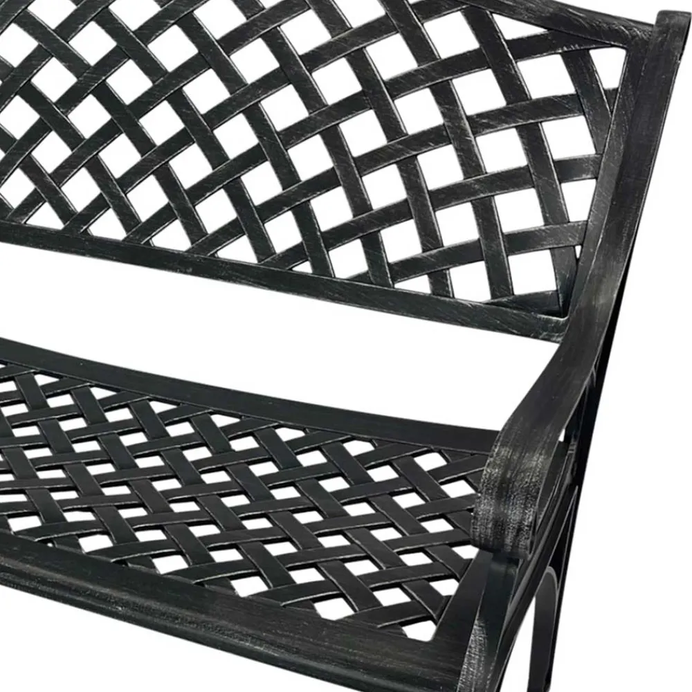 Wohnen Armlehnen Parkbank im Vintage Look - Mora