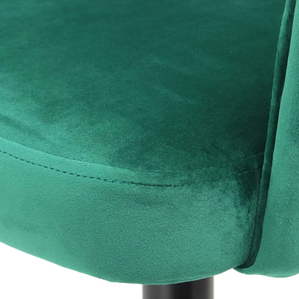 Wohnen Armlehnen Polsterstuhl mit Samt Grün - Vianada (2er Set)