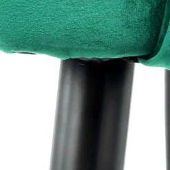 Wohnen Armlehnen Polsterstuhl mit Samt Grün - Vianada (2er Set)